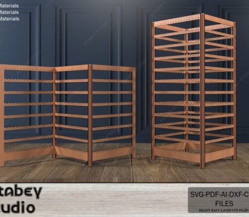 Expositor Extensible Para Joyas Y Pendientes Creativo Digital